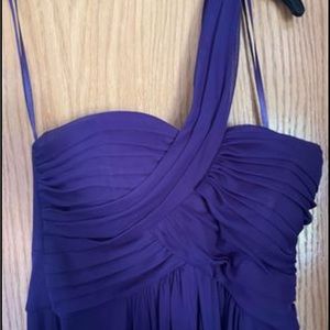 Purple Floor-length Prom Dress